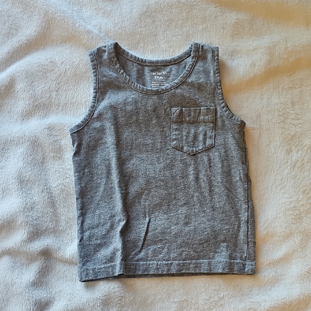 Carter's Heather Gray Kids Tank Top